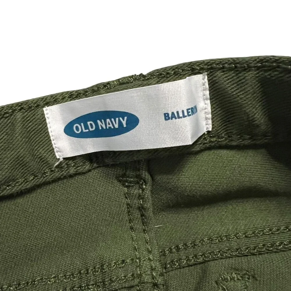 Old Navy 3T Olive Green Ballerina Jeans